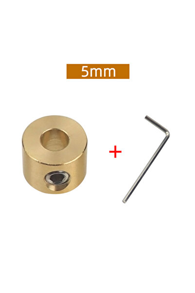 Choice4 أدوات مثقاب 5 مم (3-12 مم) - حلقات تحديد عمق نحاسية مع مفتاح سداسي لأ...