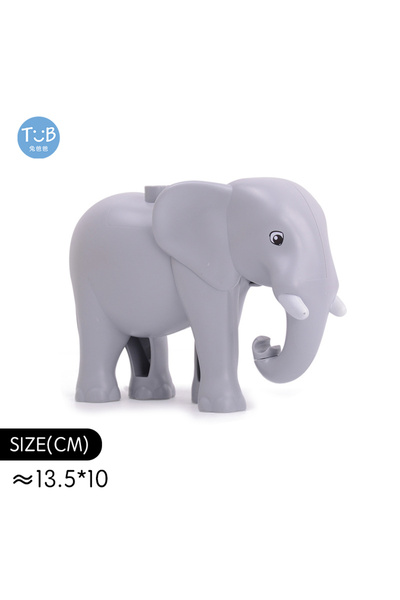 Choice45 مكعبات بناء كبيرة على شكل فيل، حيوانات بحرية، قطط وكلاب، إكسسوارات، ...