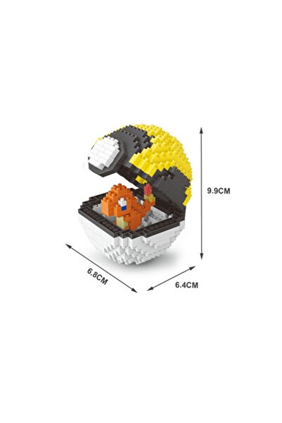 Choice63 مجموعة بناء بوكيمون JM-2535، 75 قطعة، بدون صندوق، تتضمن شخصيات أنمي:...