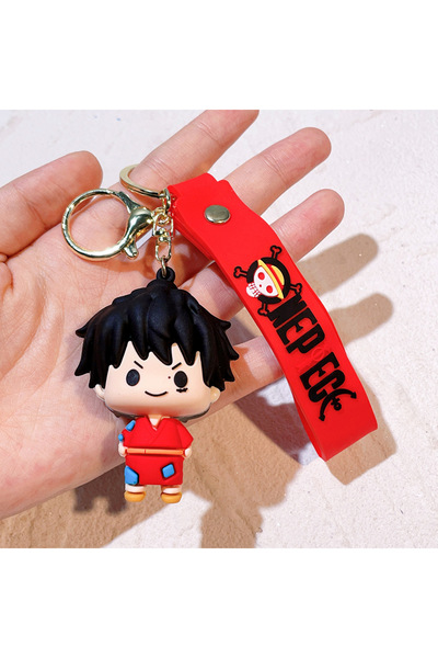 Choice1 Bandai KC001 Wholesale One Piece Anime Keychain Cartoon Monkey D. Luf...