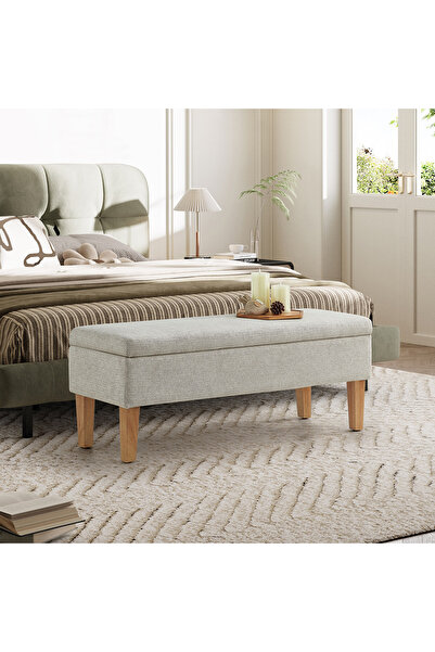 Generic Carol Fabric Bench with Storage