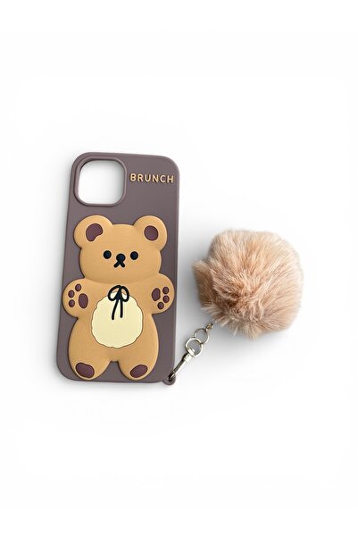 OEM iPhone 15 Cute Bear Shockproof Silicone Case