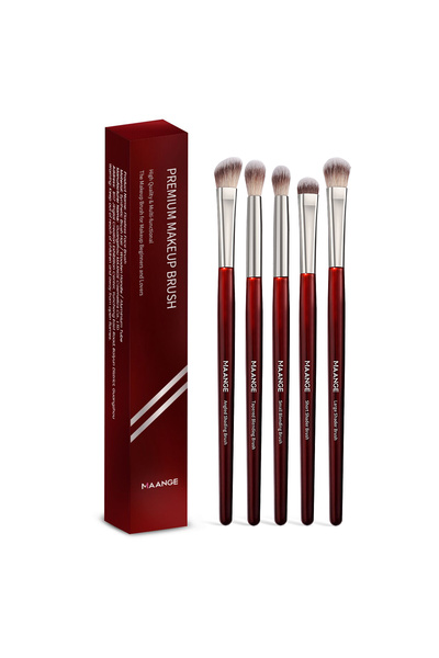 Choice Red Eye Shadow Makeup Brush Set 5pcs Concealer Brush Eye Cosmetic Soft...