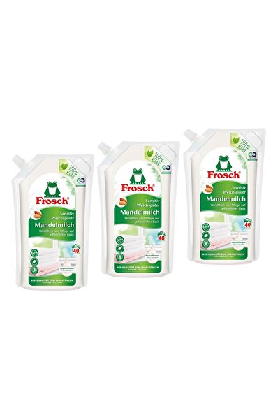 Frosch Badem Sütlü Çamaşır Yumuşatıcısı 1 lt x 3 Adet