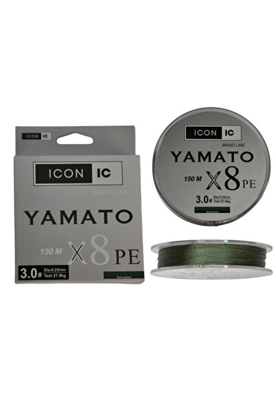 İCON İC Fishing ICON-IC Yamato 150m X8 Dark Green İp Misina