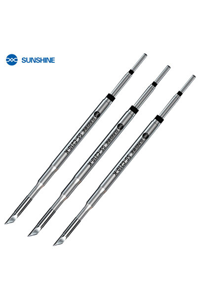 Choice7 SS-C210-K 3 قطع رؤوس لحام Sunshine SS C210 خالية من الرصاص، عالمية، م...