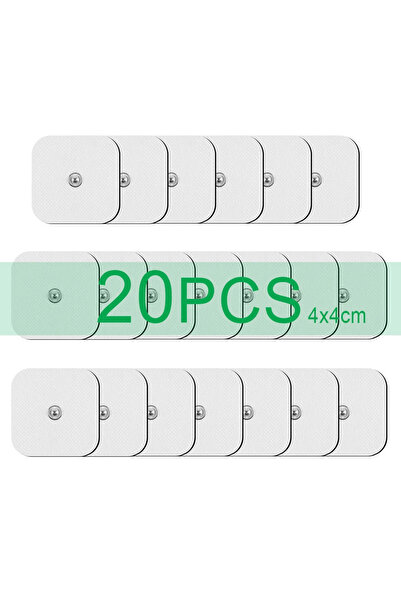 Choice7 4x4cm 20pcs 10/20PCS Silicone Gel Electrode Pads for Tens Machine Mas...