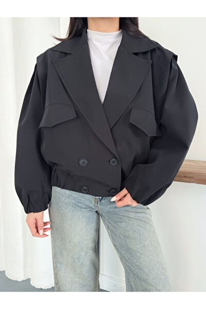 Ekim Store Cape Bomber Trench Jacket