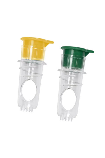 choice2 Green and Yellow Manual Lemon Juicer Portable Mini Lemon Squeezer Cit...