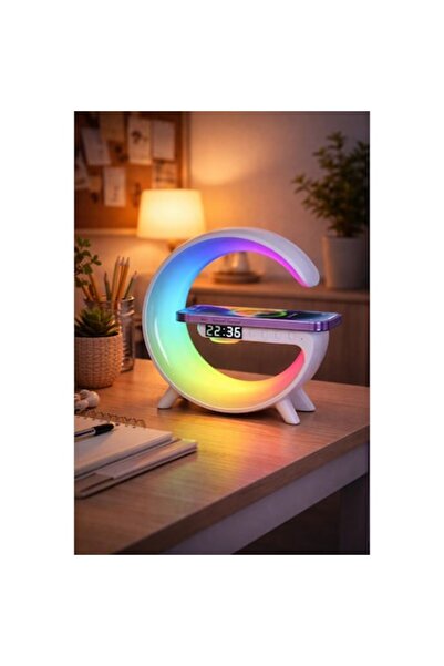 OEM Multifunctional LED Desk Lamp with Digital Clock, Bluetooth Speaker, Wire...