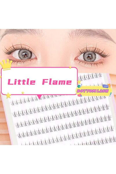 Choice1 Little Flame-1 MIAOJIE 5-7mm Air Lower Eyelashes Fairy Fake LashesSeg...