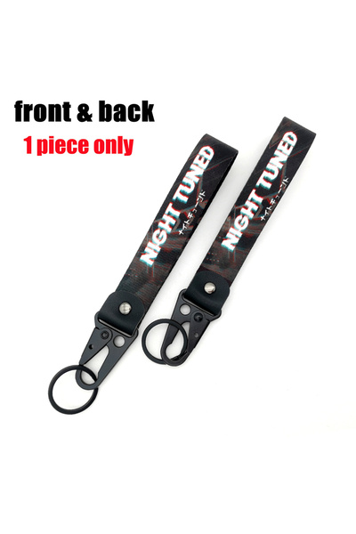 choice2 02 JDM Style Key Ring Lanyard Tags Key Strap Tow Sides Thermoprint Ca...