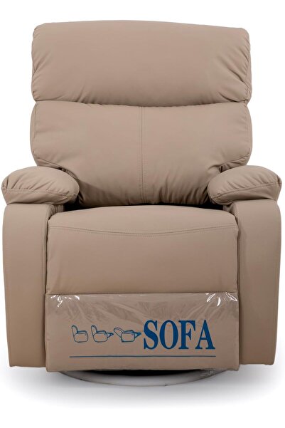 Afifa Furniture Cappuccino Single Seater Manual Recliner Chair