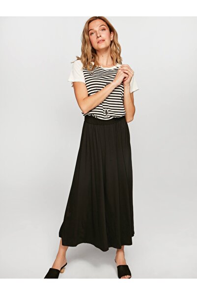 Faik Sönmez Maxi Pleated Casual Women's Skirt - Comfortable and Stylish