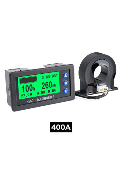 Choice 400A H56CH LCD Digital Hall-Coulomb Meter Voltage Current Power Meter ...