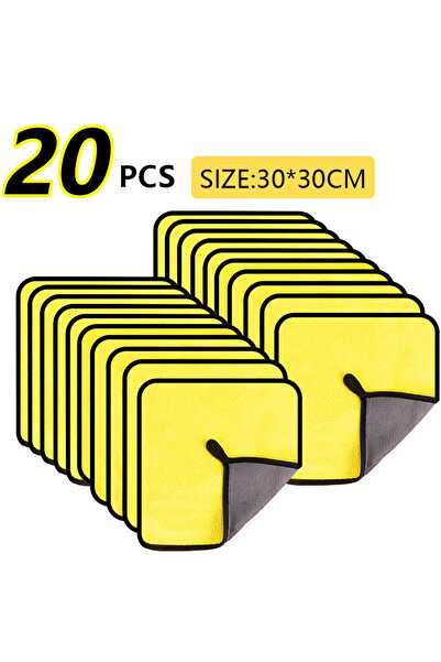 Choice5 30×30×20 قطعة، 10-20 قطعة، منشفة قماشية من ألياف النانو فائقة النعومة...
