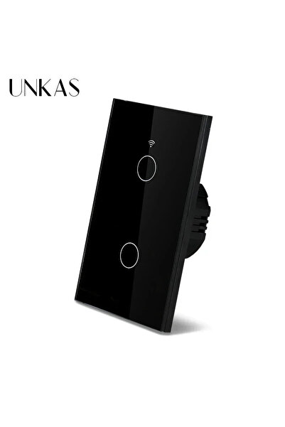 Choice1 مفتاح إضاءة ذكي ثنائي الاتجاه من تويا، أسود اللون، مزود بمستشعر لمس ي...