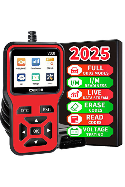 Choice جهاز فحص أعطال OBD2 الأحدث من ريد 2025 - قارئ كامل لأعطال المحرك مع خا...