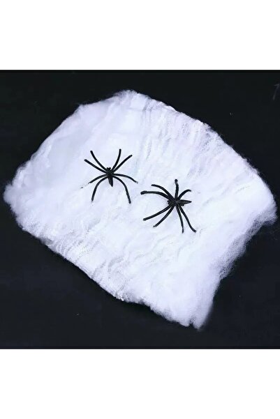 Choice شبكة عنكبوت بيضاء لتزيين الهالوين، وزنها 23 غرام، مناسبة لإضفاء جو من ...