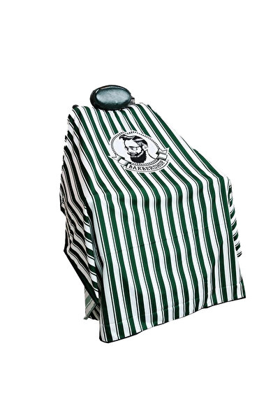 Choice9 رداء قص الشعر الاحترافي WB-01 ذو الخطوط الكلاسيكية، مقاوم للماء، مناس...