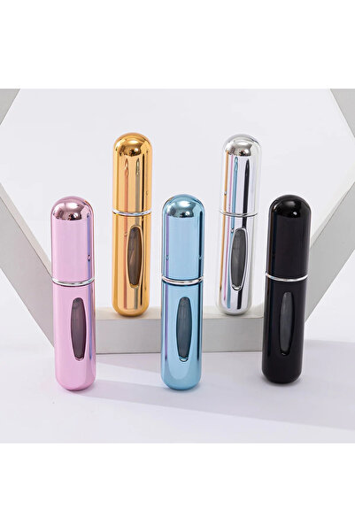 Choice1 مجموعة زجاجات عطر ملونة من 5 قطع (5/10 قطع) سعة 5 مل، مصنوعة من مواد ...