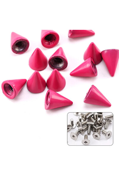 Choice3 مجموعة من 25 قطعة من المسامير الوردية الملونة مقاس 7x9، بتصميم بانك، ...