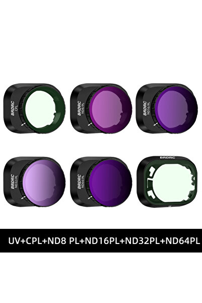 choice2 6 in 1 ND PL BRDRC Lens Filters for DJI Mini 4 Pro UV CPL ND8/ND16/ND...