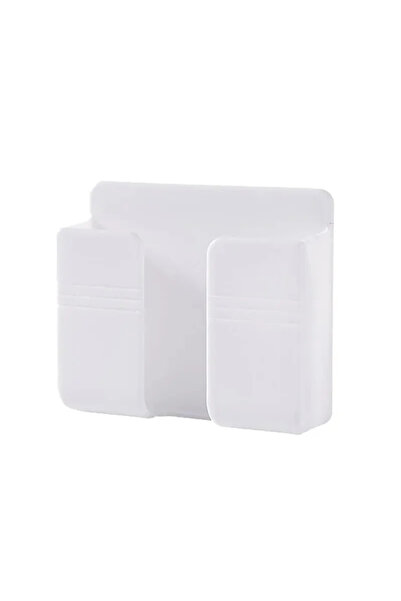 Choice12 1PC White 1/2/4pcs Smartphone Stand Wall Mounted Storage Box Wall Mo...