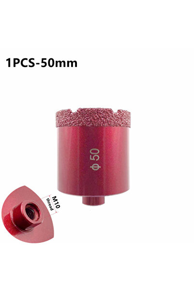 Choice12 50mm M10 thread vacuum brazing dry diamond drill bit, ceramic tile h...