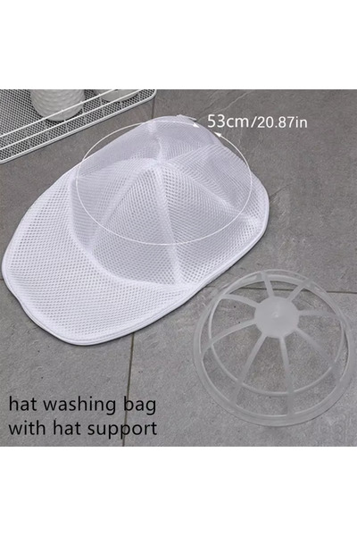 Choice3 حامل قبعة غسالة، واقي قبعة الغسيل، منظف غطاء القبعة، حقيبة غسيل ملابس...