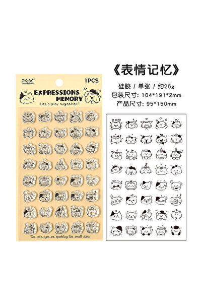 Choice4 كتيب ختم سيليكون لطيف للأطفال، لتزيين الدفتر والمذكرات والألبومات.