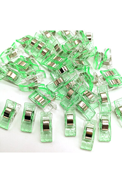 Choice7 green 50pcs 50PCS Sewing Clips Colorful Clips Multipurpose Plastic Cr...