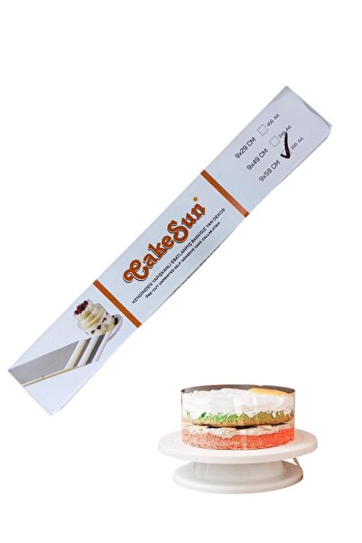 CakeSun Self-Adhesive Non-Printed Side Decoration & Cake Acetate (9X59 200 Pi...