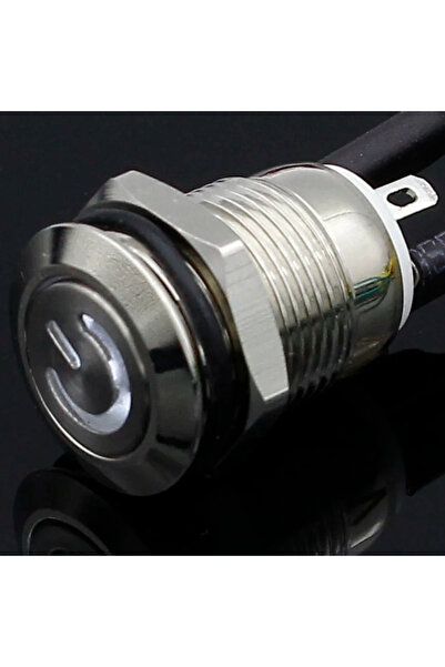 Choice11 220 V 1PC White 1PC 12mm 3V 5V 12V 220V Angel Eye Aluminum Metal LED...