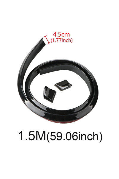 Choice5 B 4.5cmx1.5m Universal 1.5M Car-Styling Car Trunk Spoiler Roof Lip Ki...