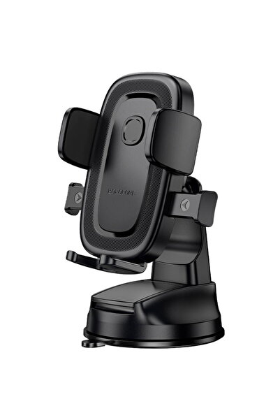 Borofone Car Mount, Dashboard/Windshield, 4.5-7.0" - Follower (BH132) - Black