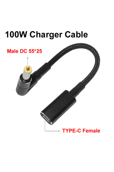 Choice3 CABLE 100W USB Type C to Universal Notebook Adapter Connecter DC 5521...