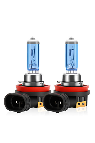 choice2 H8 2PCS 2PCS H8 H9 H11 Xenon White Super Halogen Headlight Bulbs 100W...