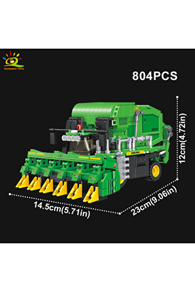 choice2 NO.05 No box HUIQIBAO Farmer Truck model Building Blk Tractor Cultiva...