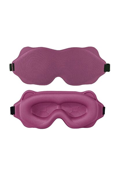 choice2 قناع نوم ثلاثي الأبعاد بلون وردي فاتح، يساعد على النوم، معتم، يحجب ال...