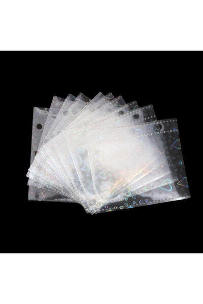 choice2 loose leaf C 10pcs Creative Cute Transparent Mini Loose-leaf Hand Boo...