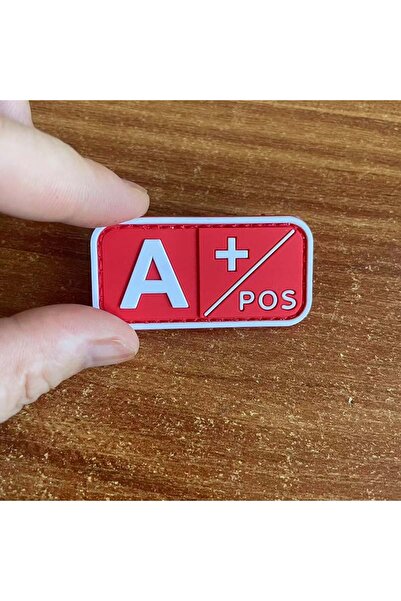Choice24 رقعة شارة فصيلة الدم ثلاثية الأبعاد باللون الأحمر، مقاس 5 × 2.5 سم، ...