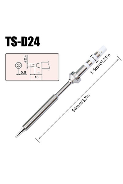 Choice3 TS-D24 PINE64 TS100 Ts101 Soldering Iron Tips Replacement Various Mod...