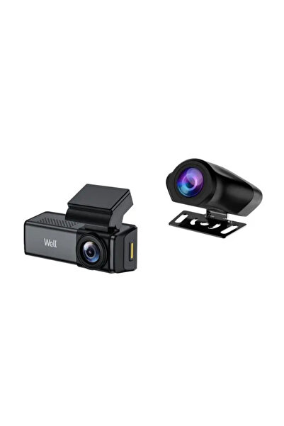 Well Lookout 2.5 K Car Camera, FHD 1080p Rear Camera, Wifi, IPS 3.2" Screen, HDR