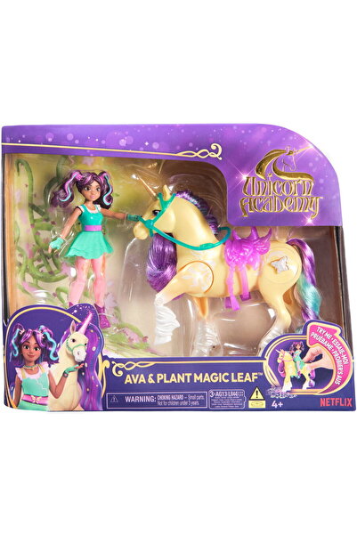 Spinmaster Spin Master Unicorn Academy - Ava și Plant Magic Leaf, figurină de...
