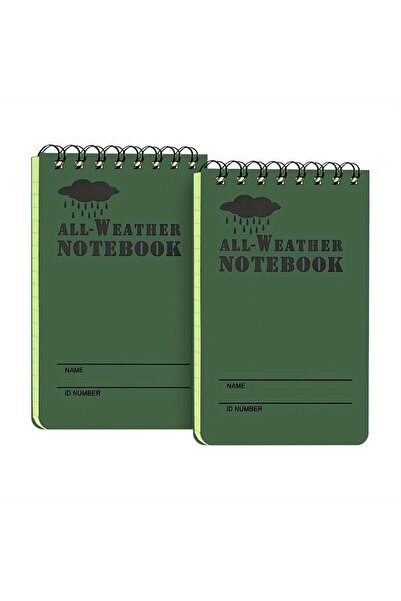 Choice 2pack 1/2/4/8 Pack Waterproof Notebook 3x5 All Weather Pocket Notepad ...