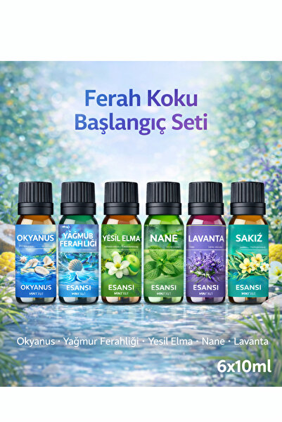 narniamiss Ferah Kokulu esans Seti - 6x10ml-kolonya-parfüm-sprey oda kokusu-ç...