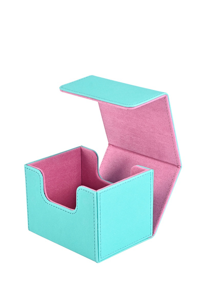 Choice8 Aqua-Pink Card Deck Box, Card Storage Box holds 100+ single Sleeved C...