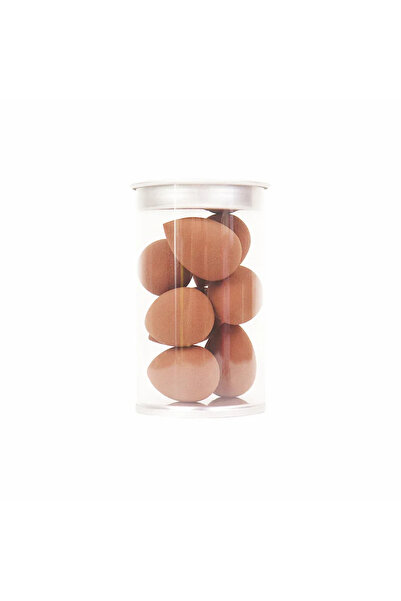 Choice coffee-8Pcs-A 8 Pcs Mini Makeup Sponges with Storage Box - Ideal for F...