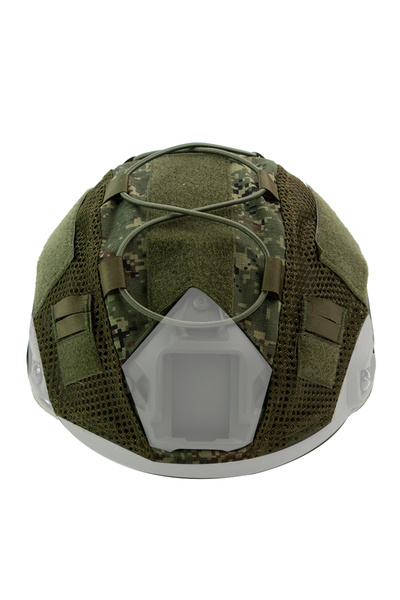 Choice6 dark green BOOIU Tactical Helmet Cover Cloth Camo Headwear for Ops-Co...